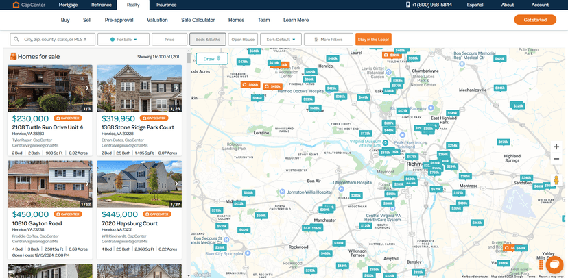 CapCenter Homes screenshot